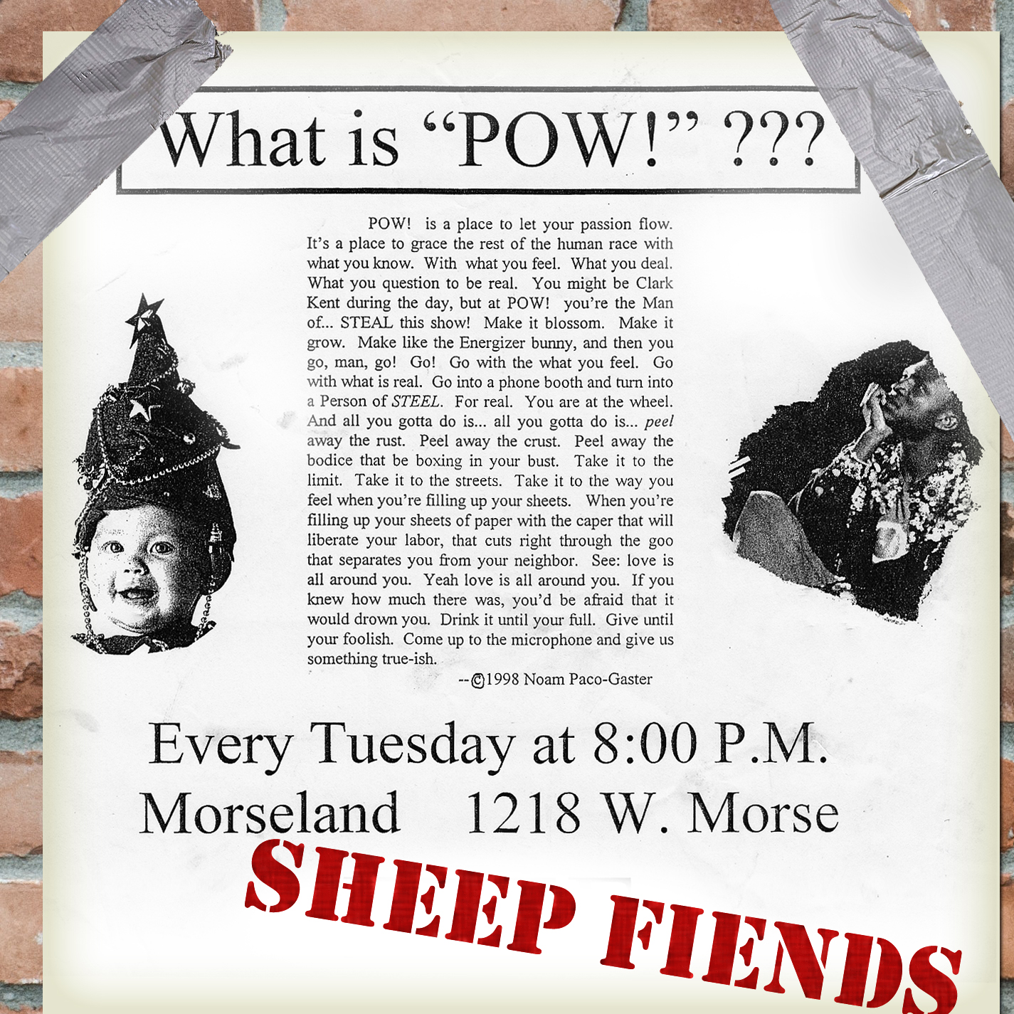 Sheep Fiends - POW! Live at the Morseland - 03/23/1999 cover art